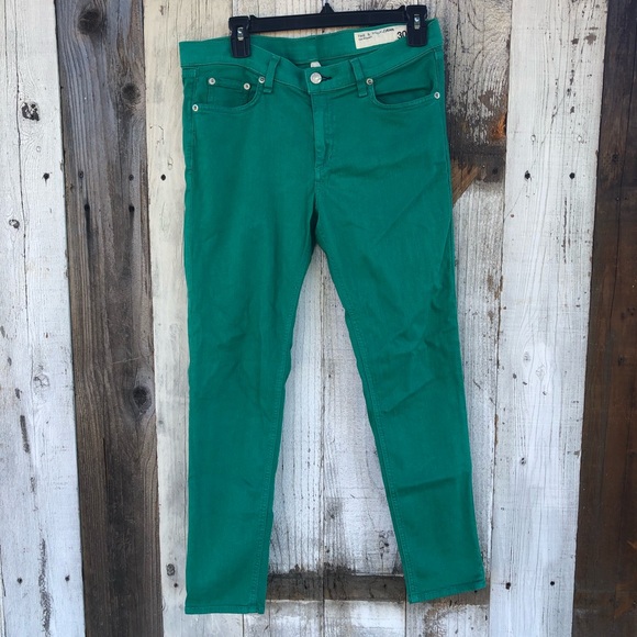 Rag & Bone Turquoise Capris - Picture 2 of 11